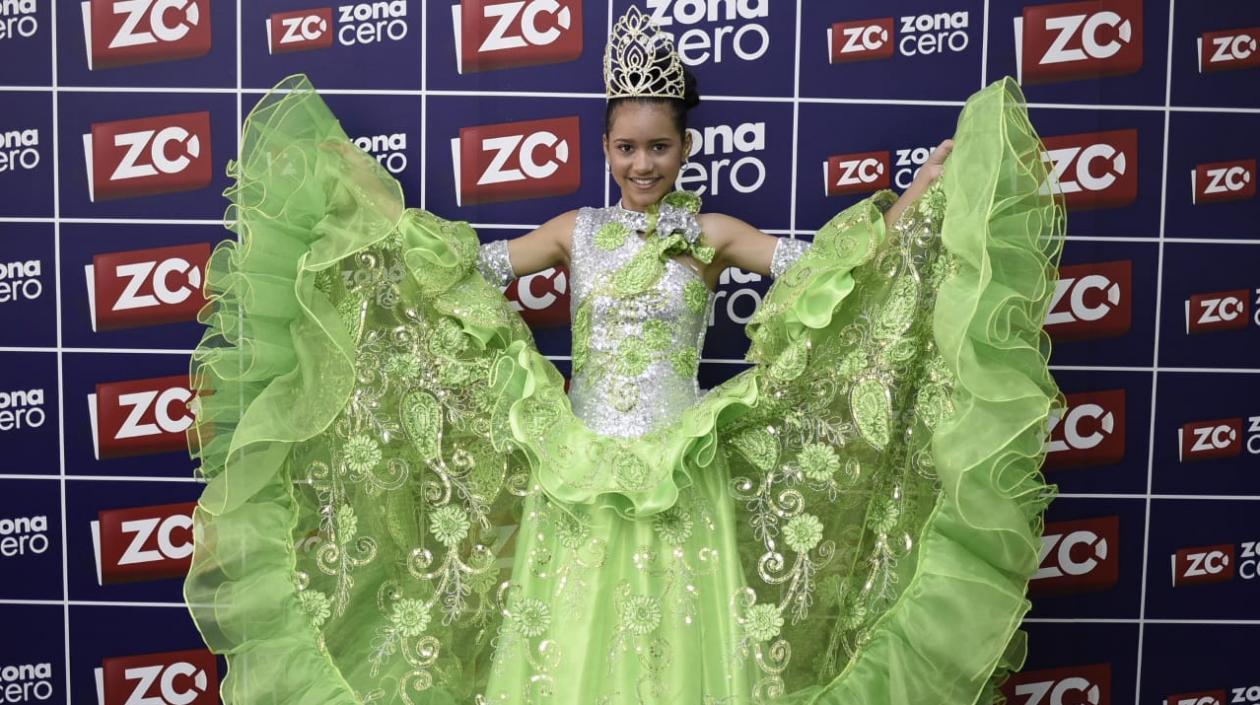 María Valentina Gil Manotas, Reina Infantil del Carnaval de Luruaco.