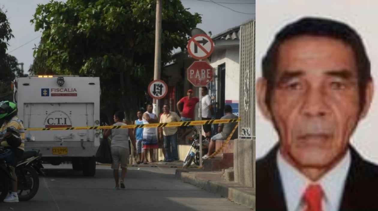 Carlos Angarita Gutiérrez, de 64 años, fue asesinado en el barrio Montes.