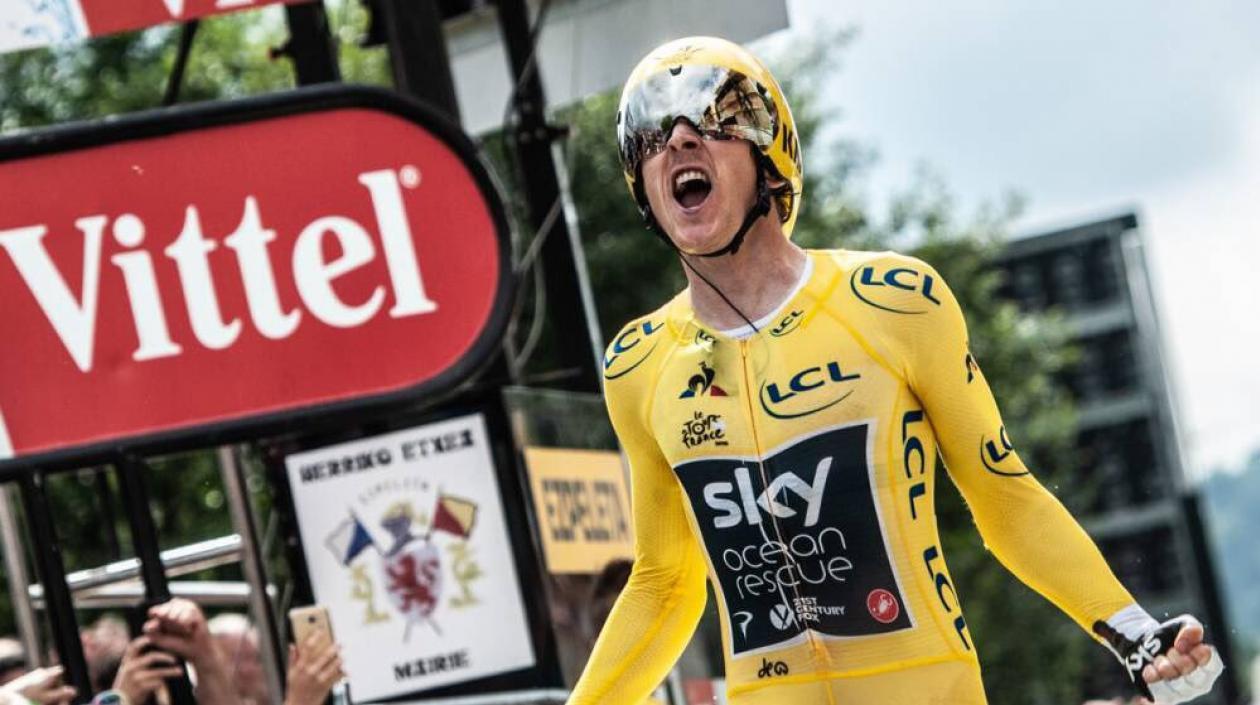 Geraint Thomas, ciclista del Sky, campeón del Tour de Francia 2018.
