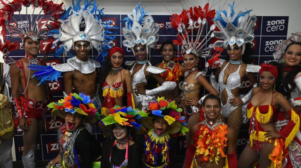 Representantes del Carnaval de Suroccidente.
