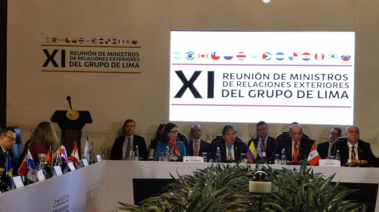 Reunión del Grupo de Lima.