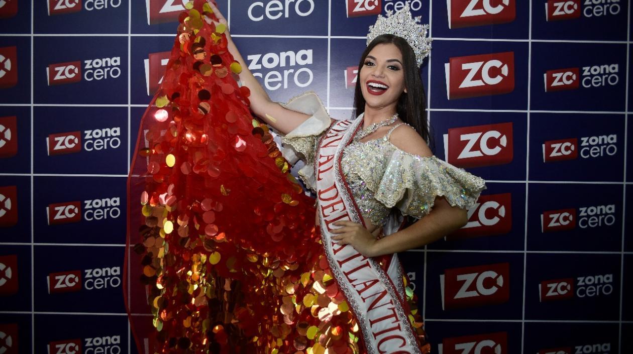 Carolina Suárez, Reina del Carnaval del Atlántico.