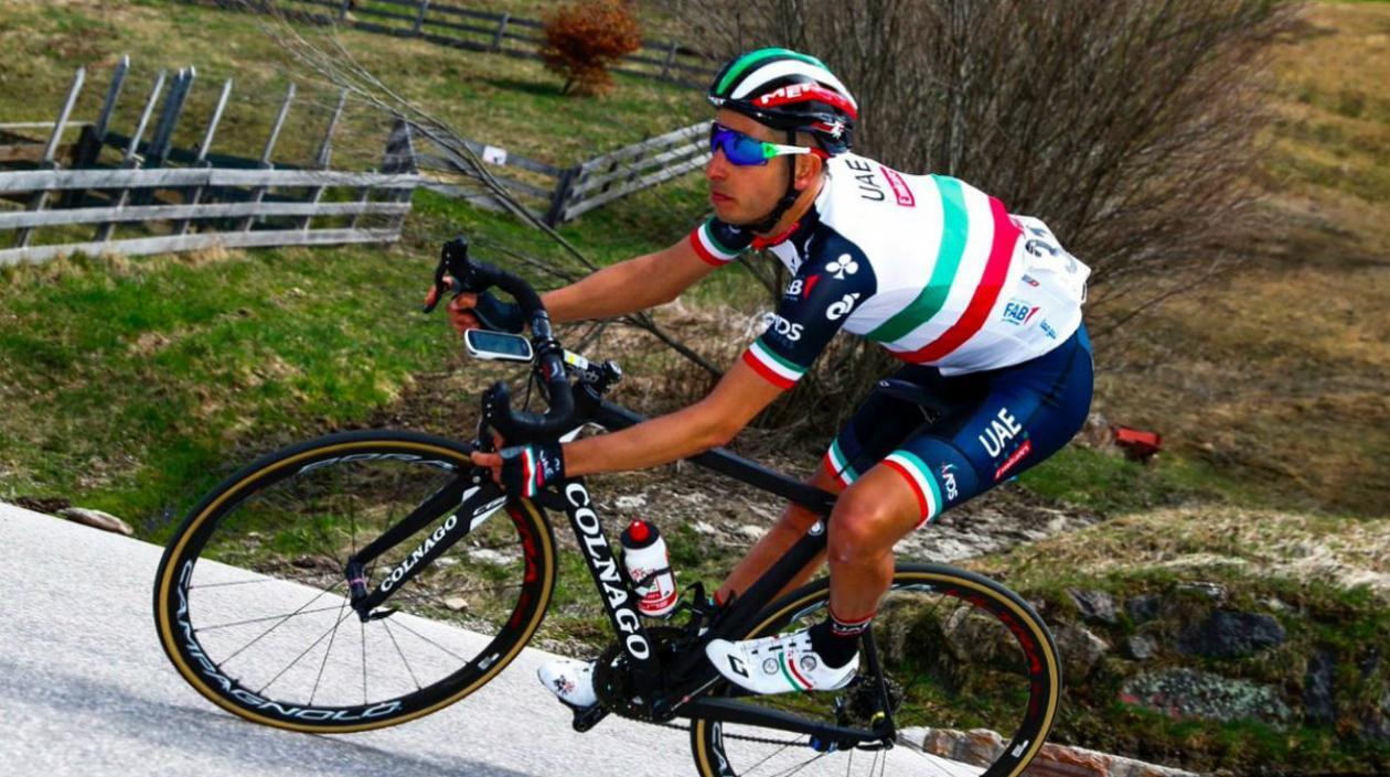 Fabio Aru, ciclista italiano. 