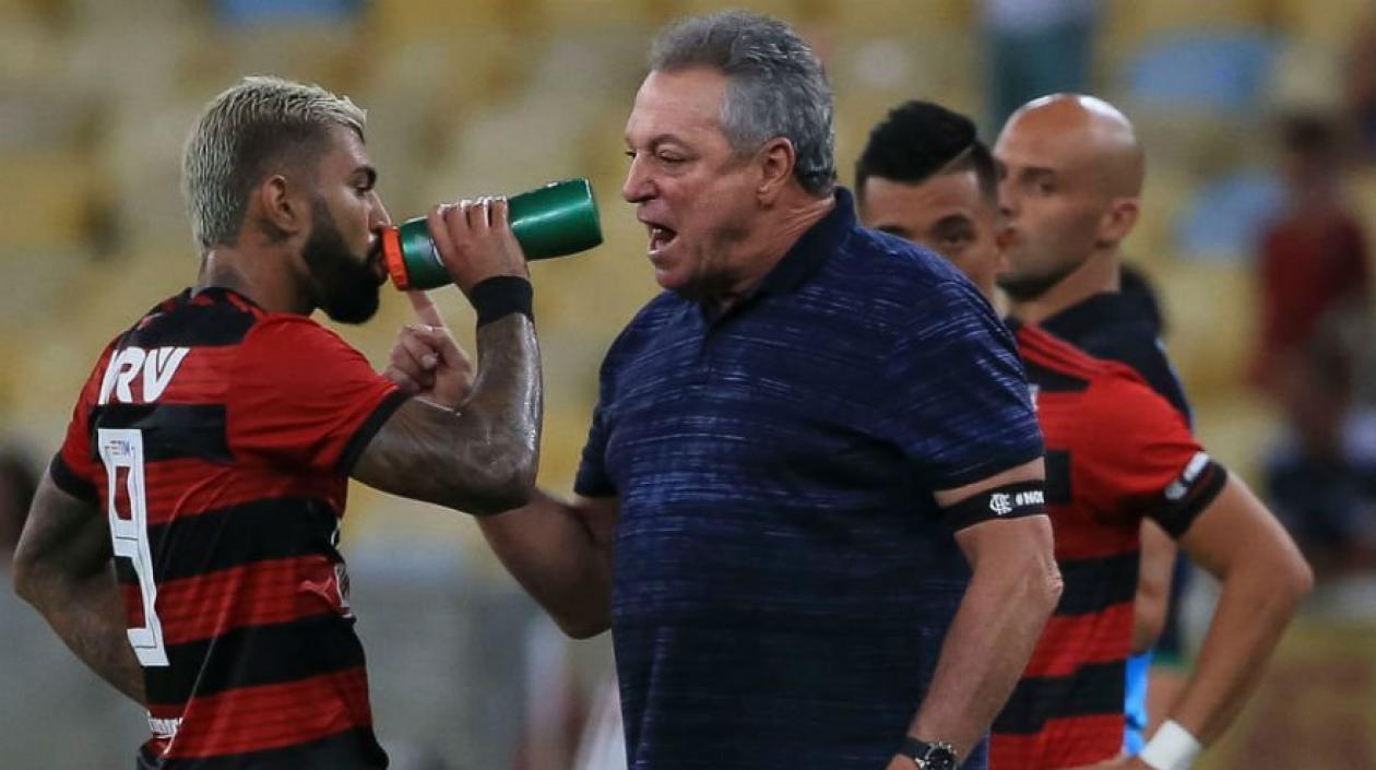 Abel Braga, técnico del Flamengo. 