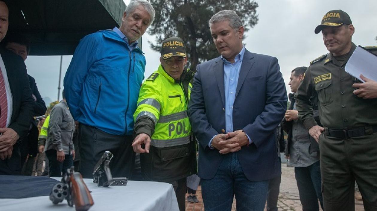 Desde la Plaza España, el alcalde Enrique Peñalosa y el presidente de la República Iván Duque entregaron un balance de la ‘Operación Metrópoli’.