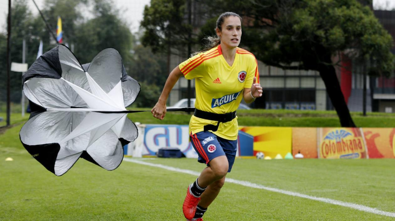 Daniela Montoya, jugadora de la Selección Colombia. 