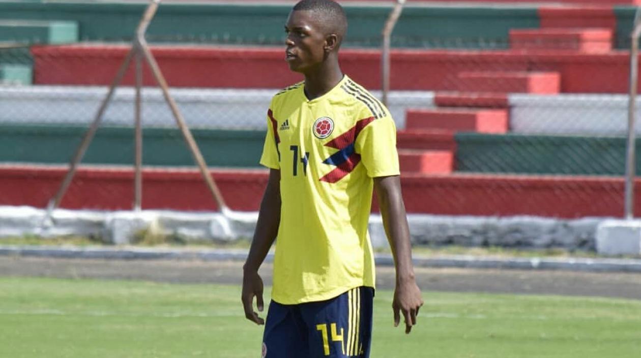 Jean Carlos Colorado, jugador de la Selección Colombia. 