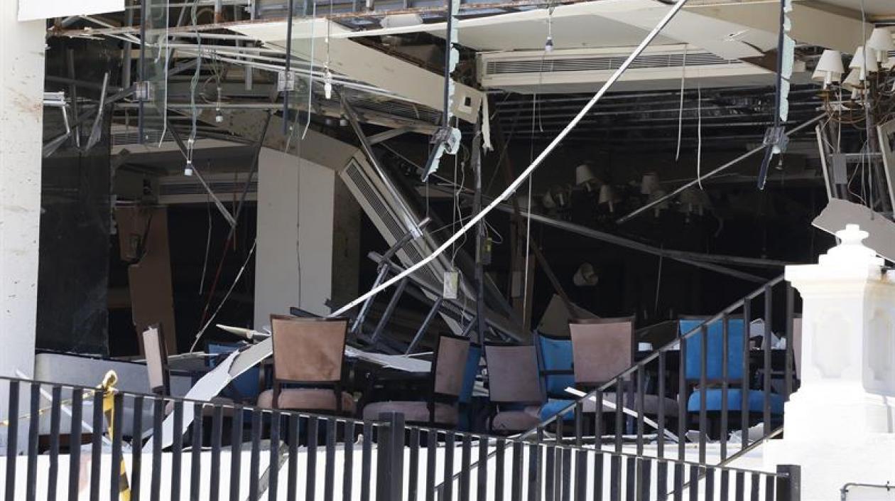 Imagen de uno de los hoteles atacados.