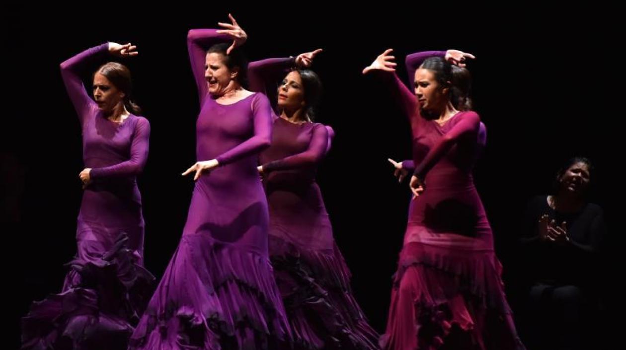 Espectáculo de flamenco en la Bienal de Danza de Cali.