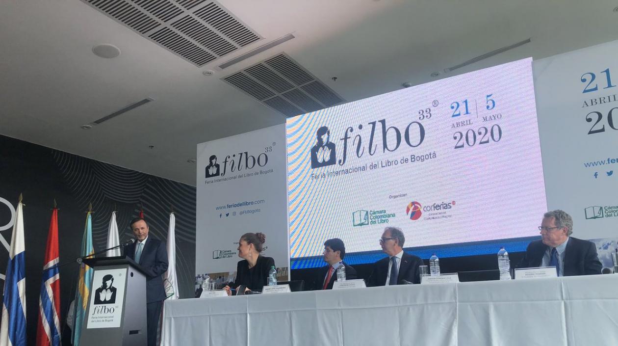 Presentación de la Feria del Libro de Bogotá 2020.