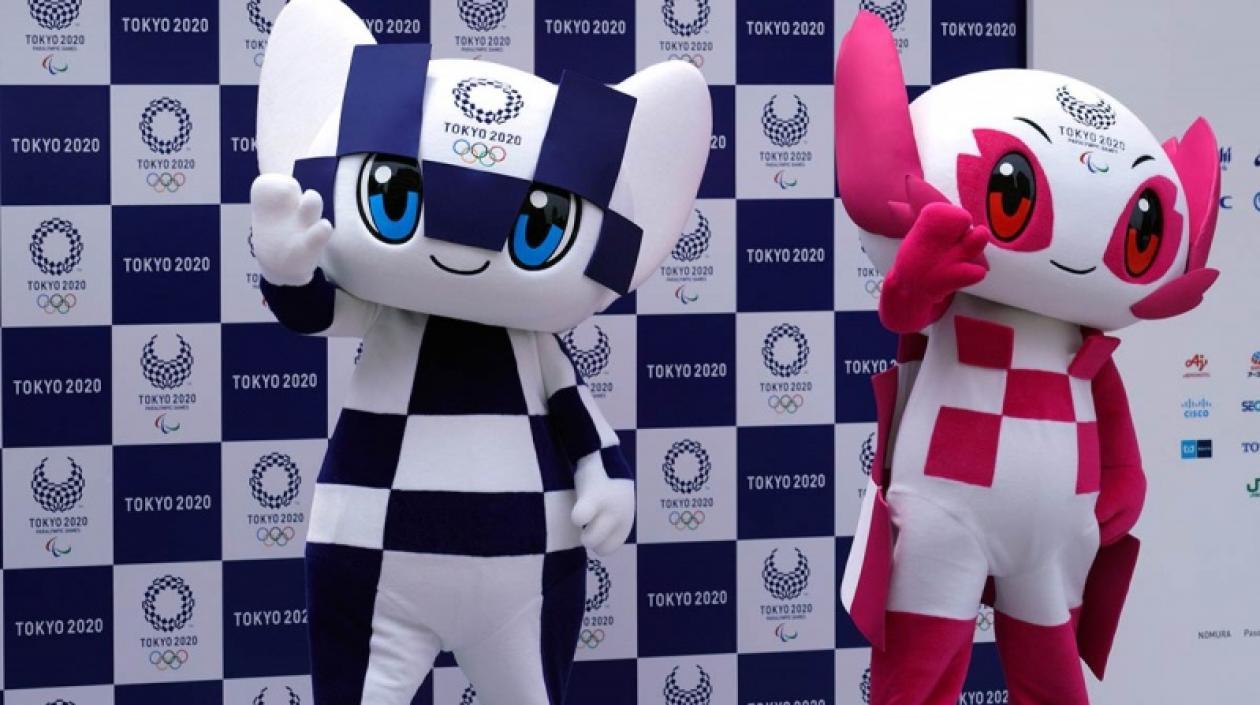 Miraitowa y Someity, los anfitriones de los próximos Juegos Olímpicos y Paralímpicos Tokio 2020.