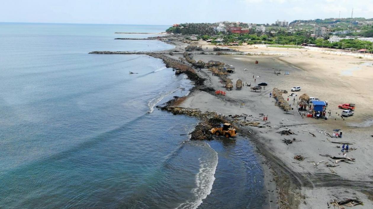 Imagen de las Playas de Puerto Colombia.
