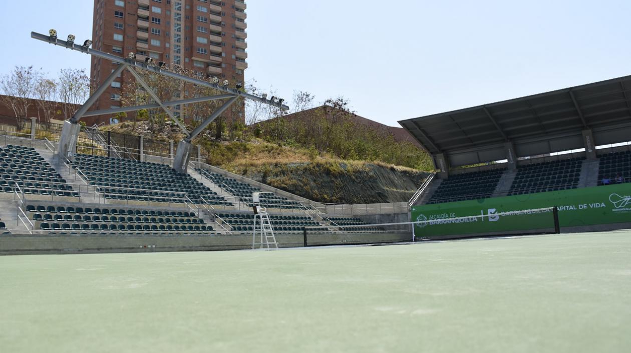 Estadio del Parque de Raquetas María Fernanda Herazo. 