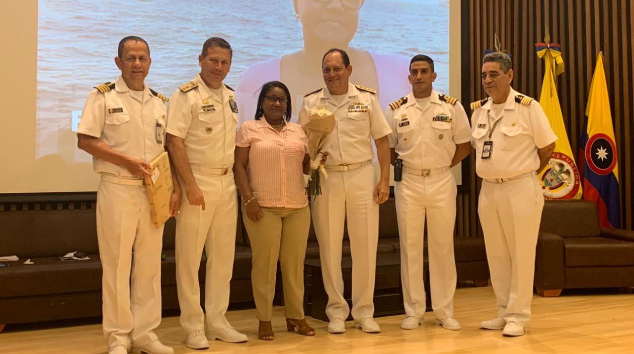 Dimar reconoció el trabajo de Zoraida Esther Morales Cabarcas, quien durante 29 años ha navegado como parte de la tripulación de embarcaciones nacionales e internacionales.