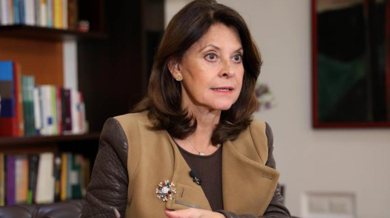 Marta Ramírez, vicepresidenta de Colombia.
