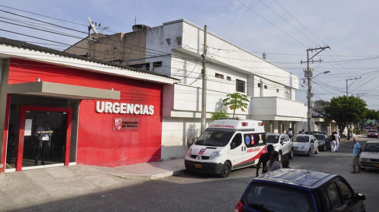 El lesionado fue trasladado al Hospital Juan Domínguez Romero de Soledad.