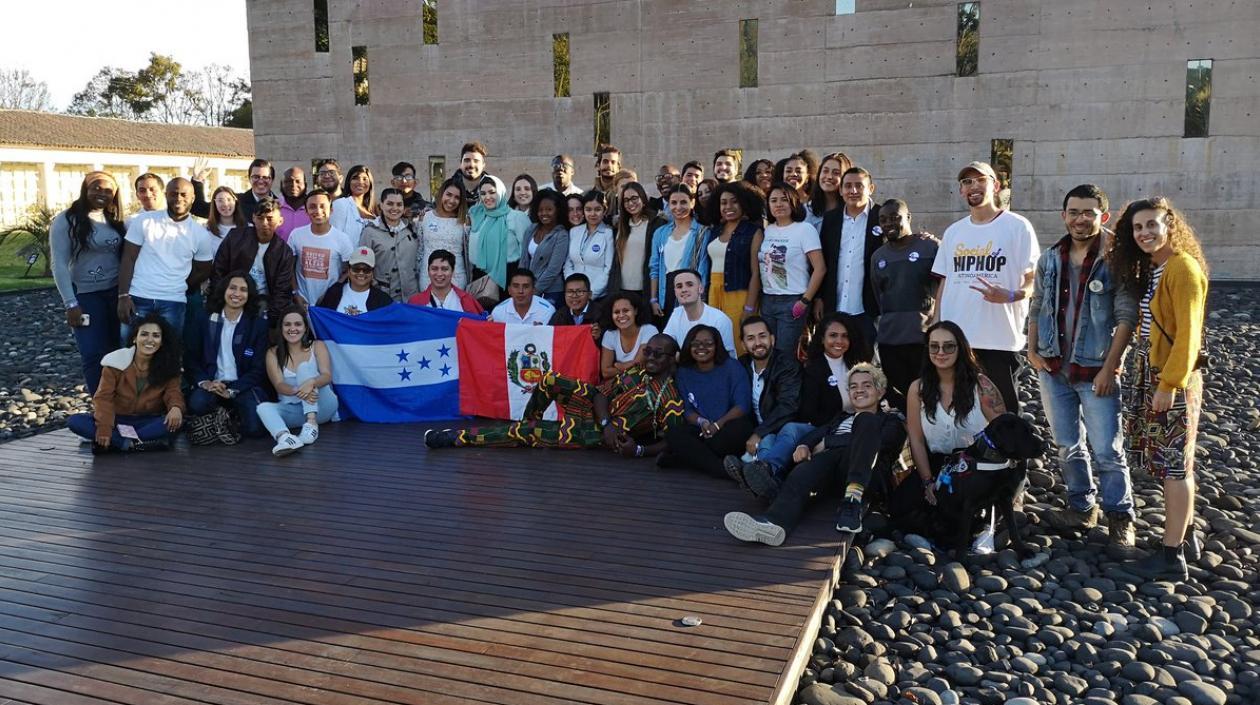 Participantes del Foro de Jóvenes Constructores de Paz 2019.