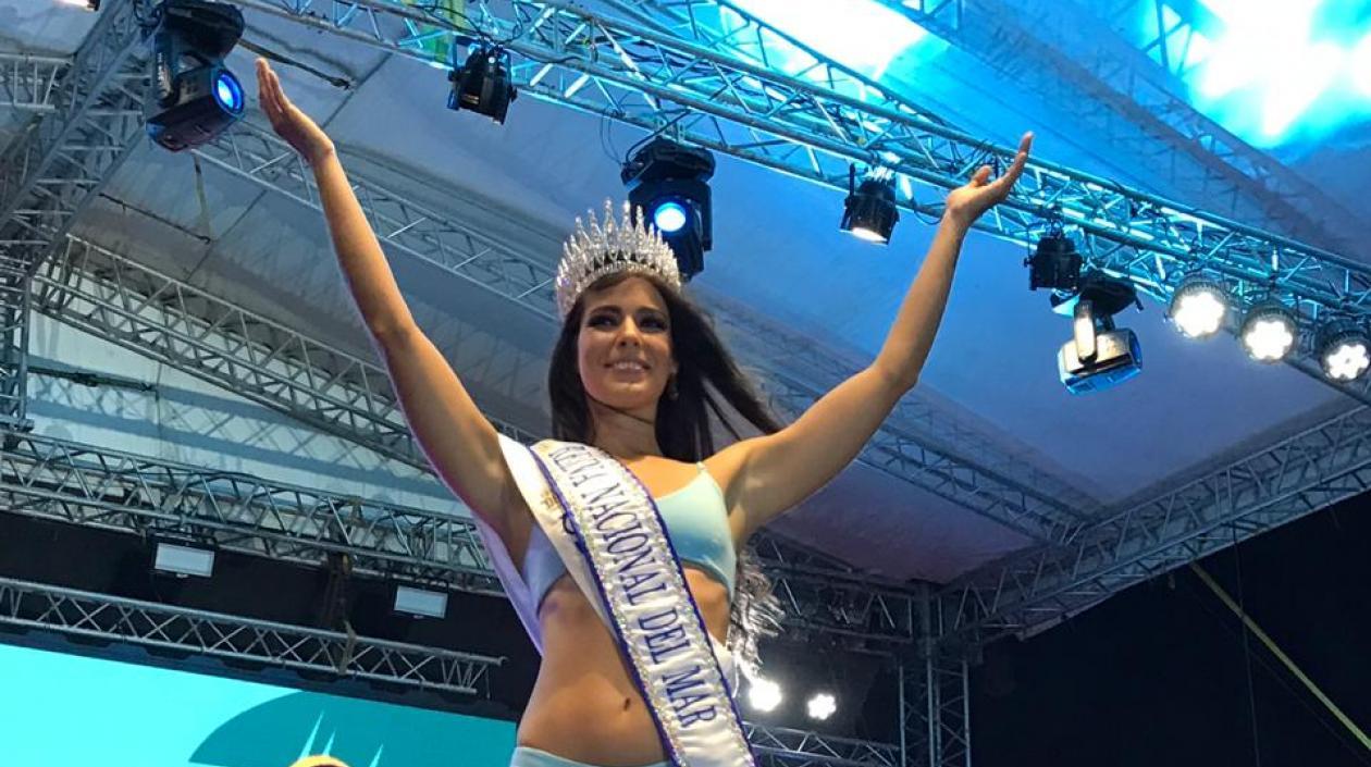 Daniela Gutiérrez, Reina Nacional del Mar 2019.