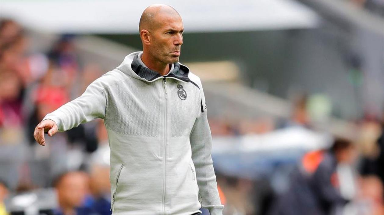 El técnico francés Zinedine Zidane.