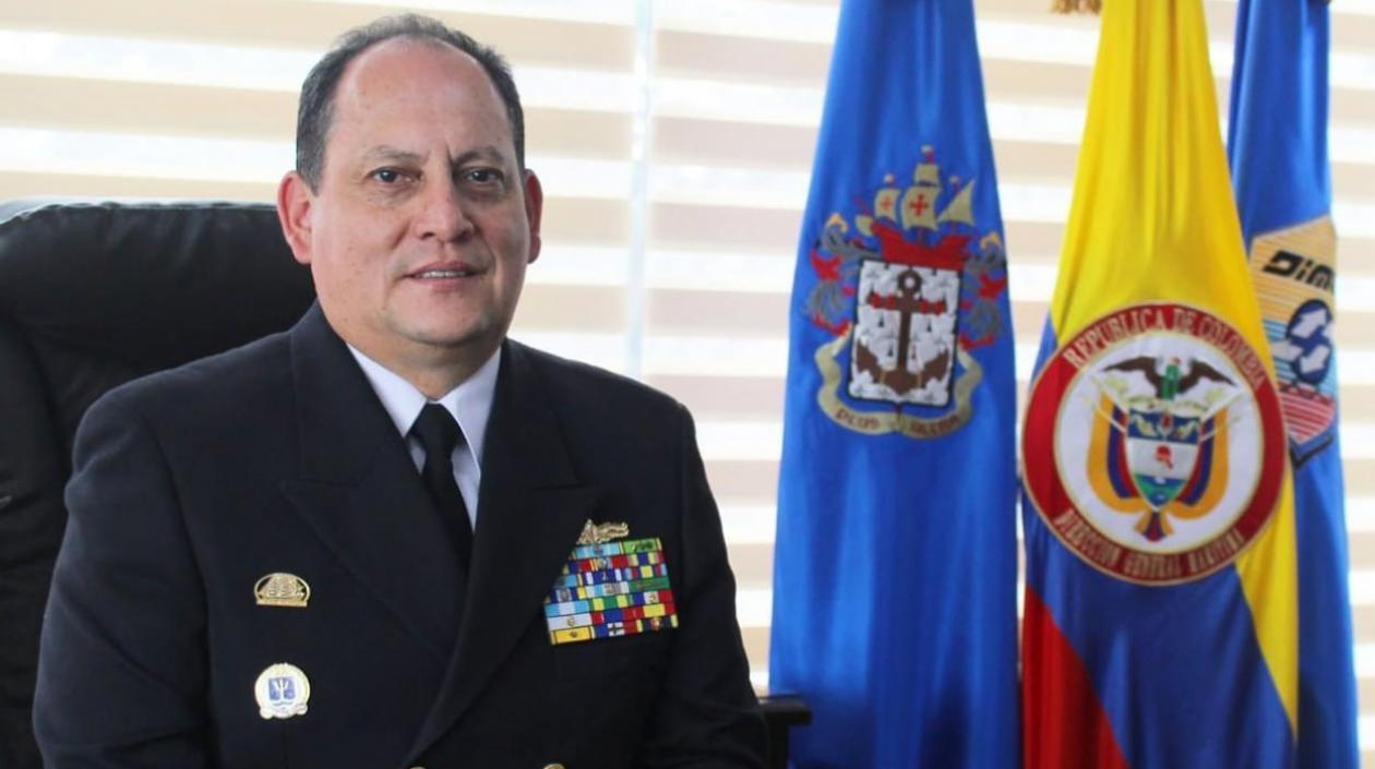 El director de la Dimar, vicealmirante Juan Manuel Soltau Ospina.