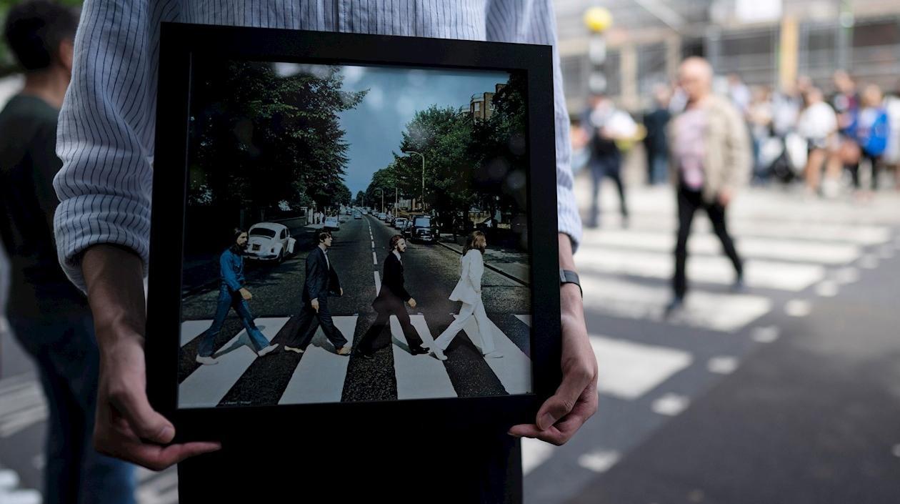 La icónica foto de The Beatles fue la portada de su álbum 'Abbey Road' de 1969.