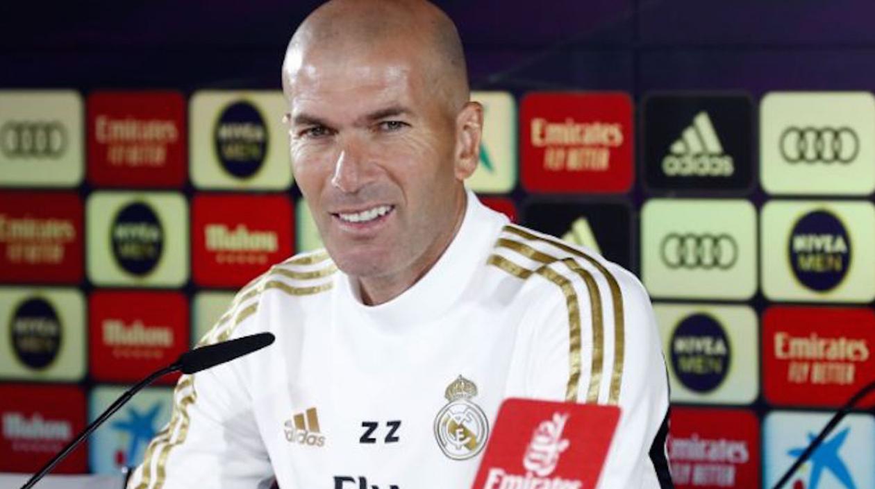 Zinedine Zidane, técnico del Real Madrid, 