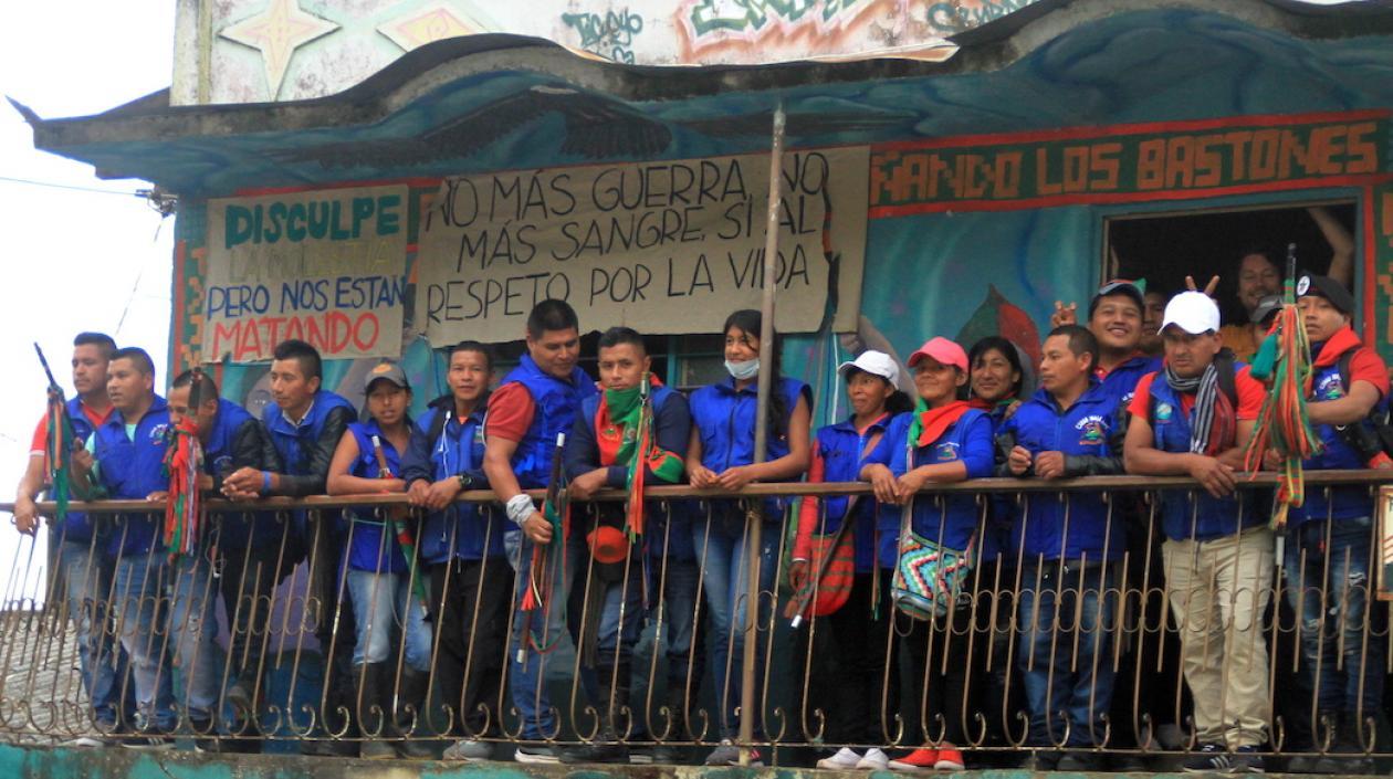 La Guardia indígena del Cauca fue galardonada por su protección de las comunidades y de sus derechos.