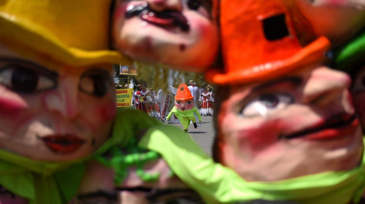Los Cabezones, siempre presentes en el Carnaval.