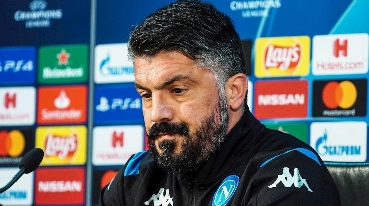 Gennaro Gattuso, técnico del Nápoles.