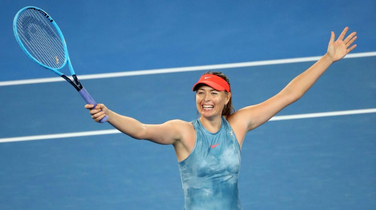 María Sharapova le dijo adiós al tenis competitivo.