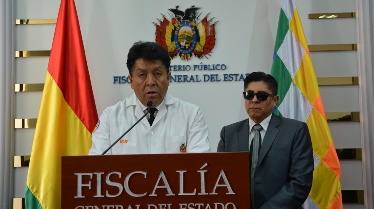 El director del Instituto de Investigaciones Forenses (IDIF) de Bolivia, Andrés Flores.