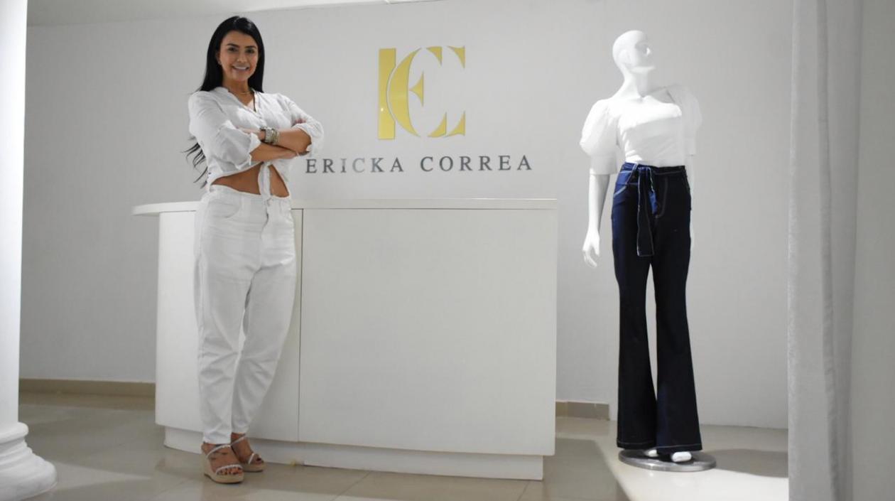 La diseñadora barranquillera Ericka Correa.