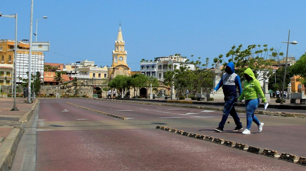 Las calles de Cartagena.