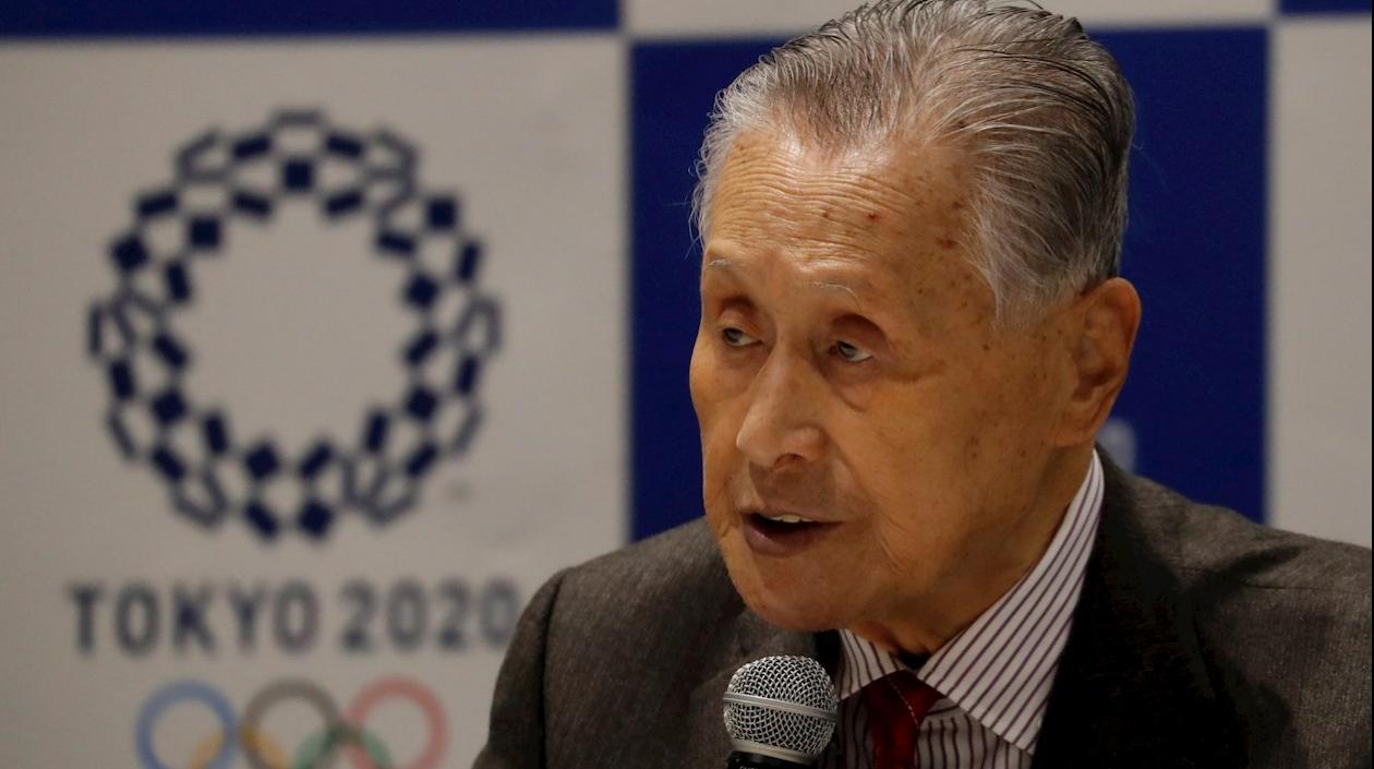 Yoshiro Mori, presidente de los Olímpicos de Tokio.