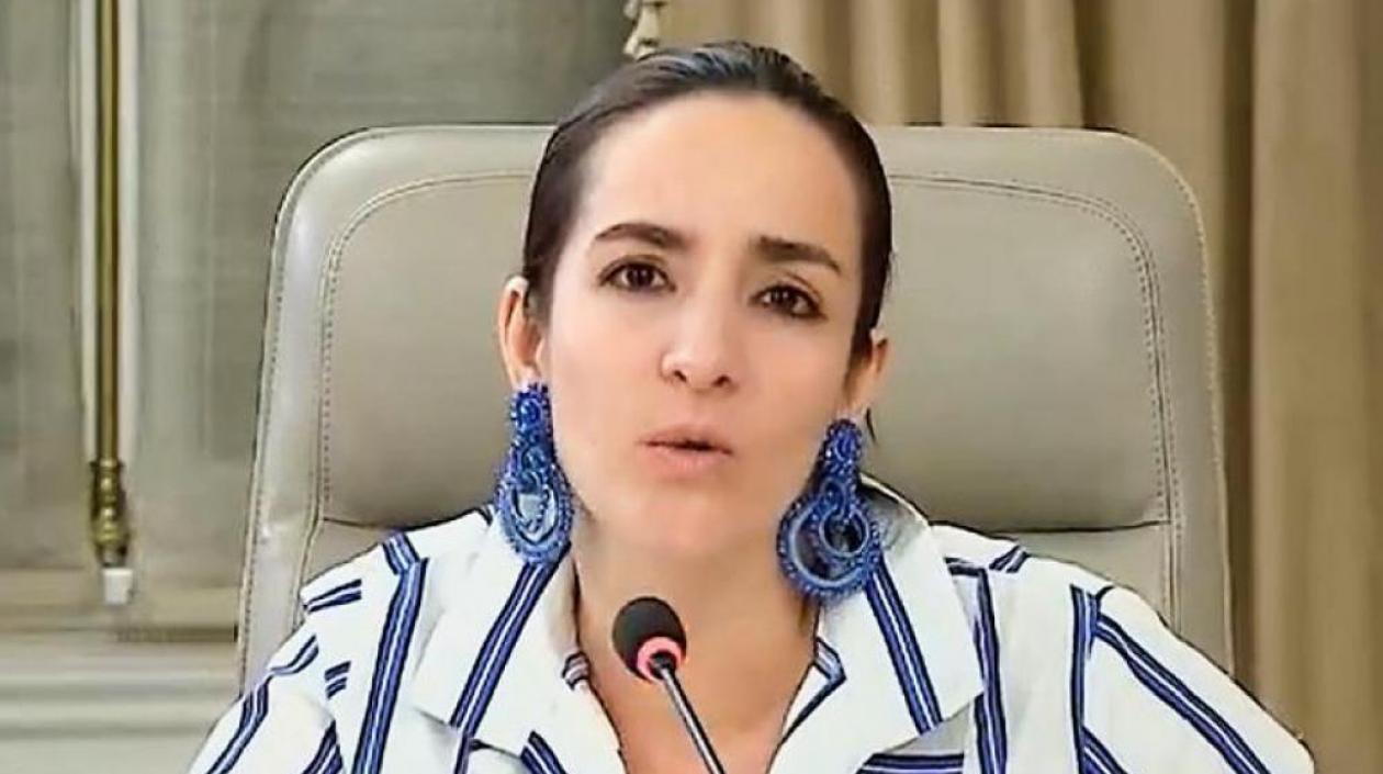 La Directora del ICBF, Lina Arbeláez.