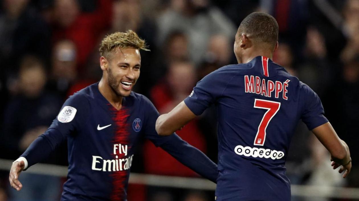 Neymar y Mbappé.