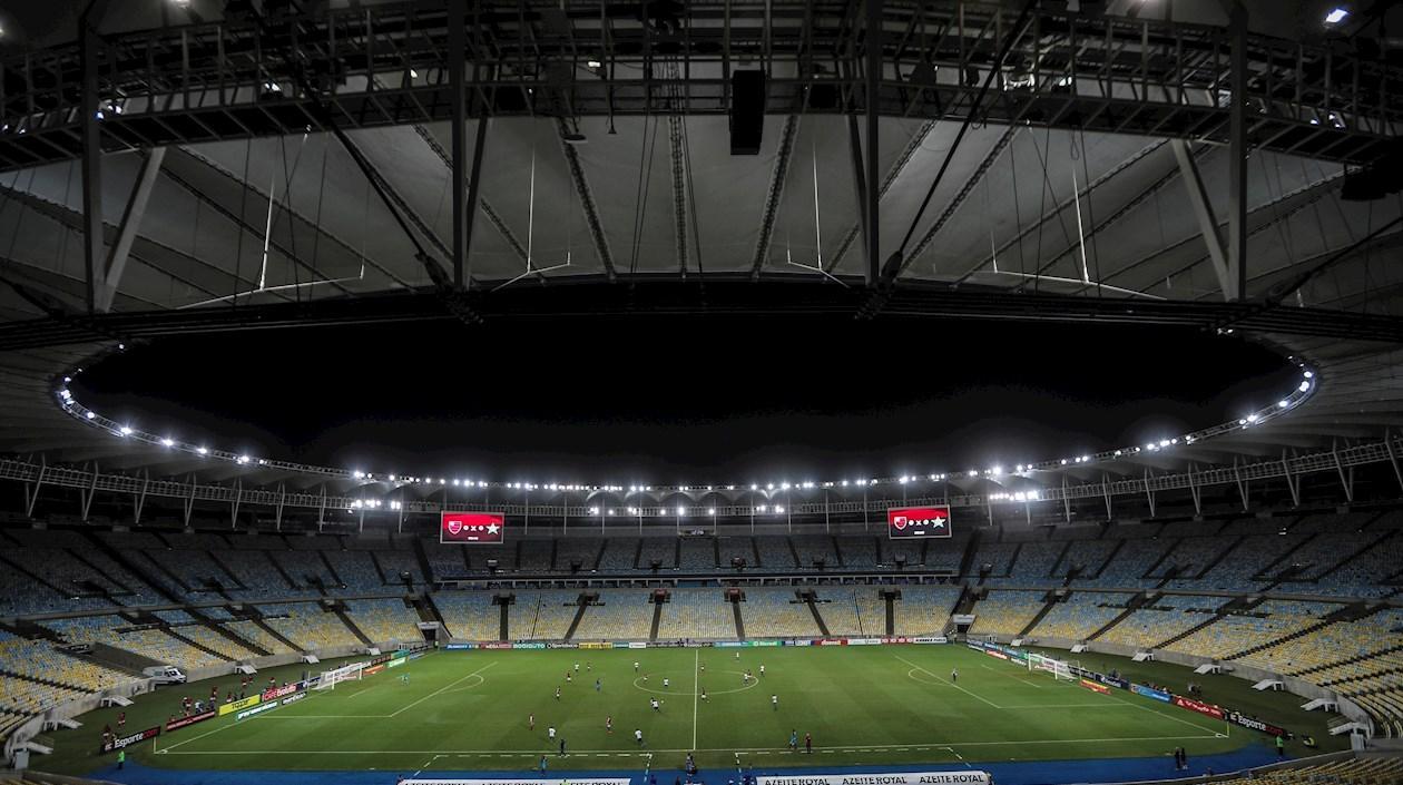Panorámica del Estadio Maracaná en Río de Janeiro (Brasil). 