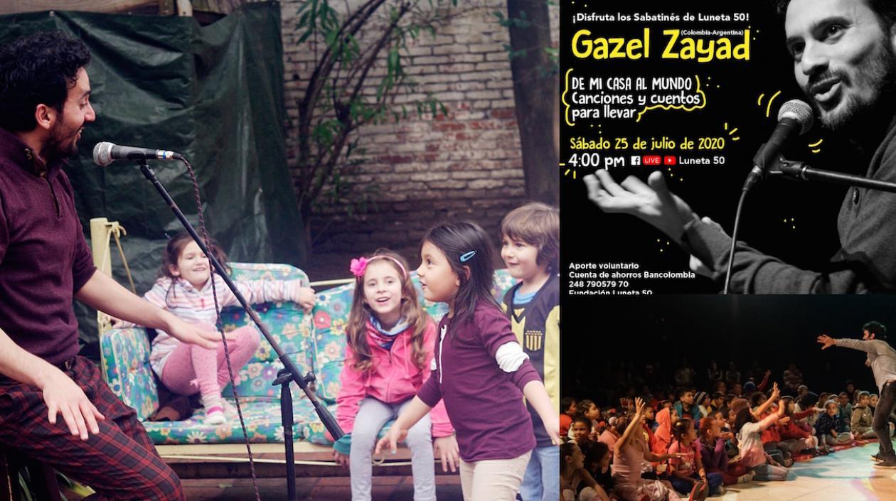 Gazel Zayad es el invitado a Sabatinés”, la franja infantil de la programación de Luneta 50.