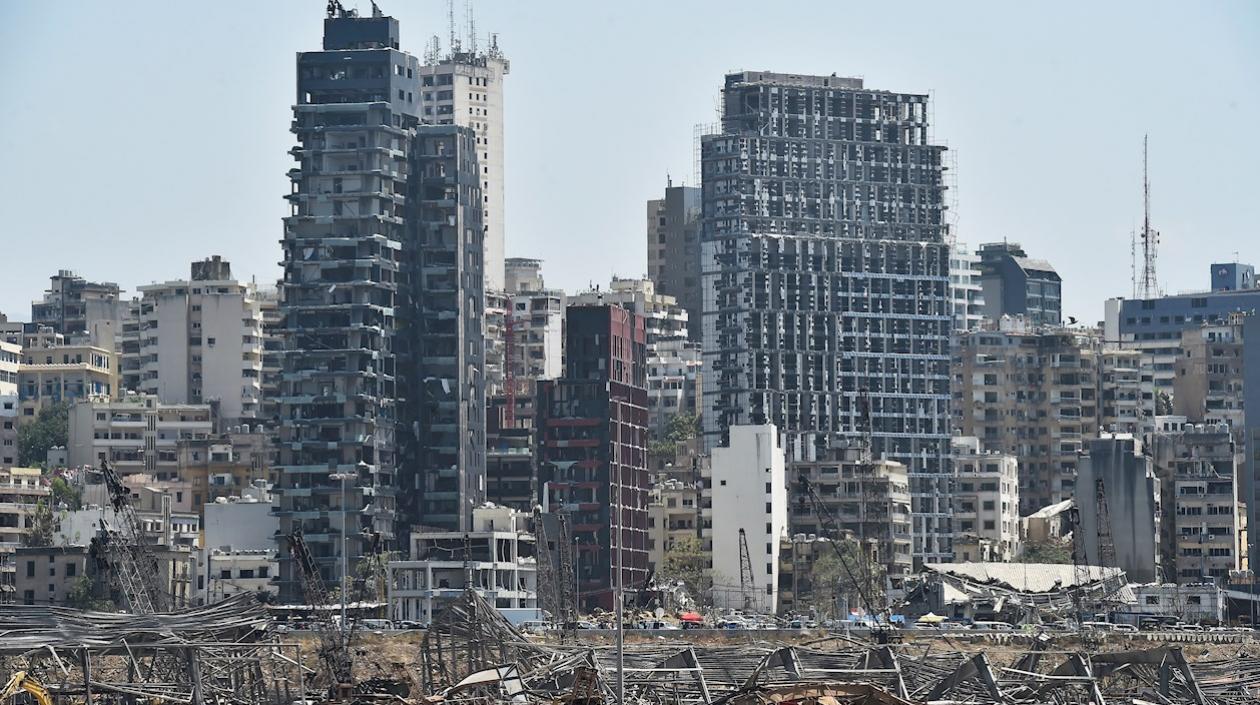 Este es el panorama tras la explosión en Beirut.