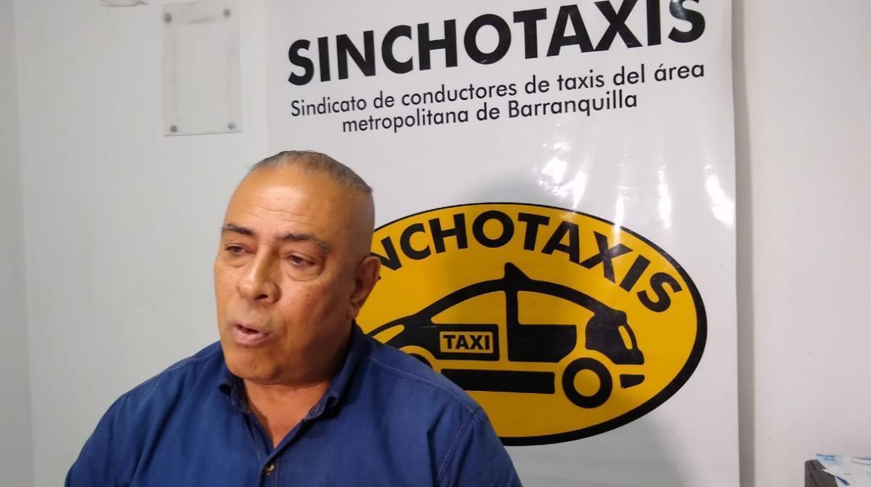 Jorge Guerrero, presidente de Sinchotaxis. 