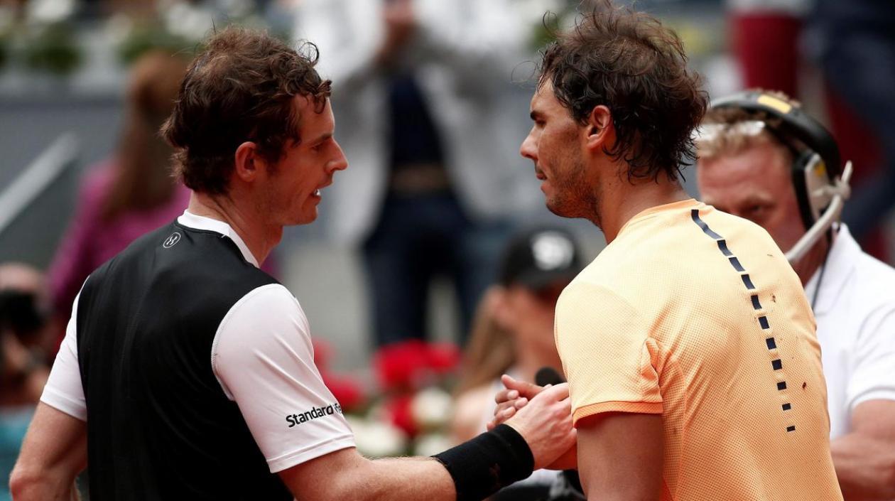Andy Murray y Rafael Nadal. 