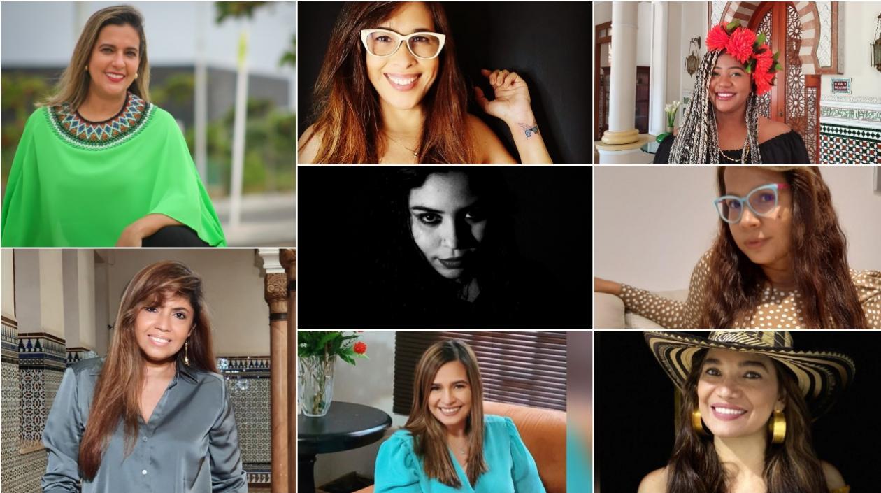 Ocho de las 9 mujeres invitadas en diferentes roles son las invitadas al encuentro del colectivo MaríaMulata.