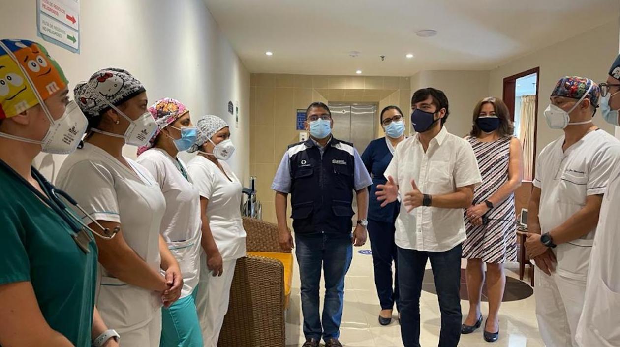 El Alcalde le dio la bienvenida a la Misión Médica llegada de diferentes regiones de Colombia.