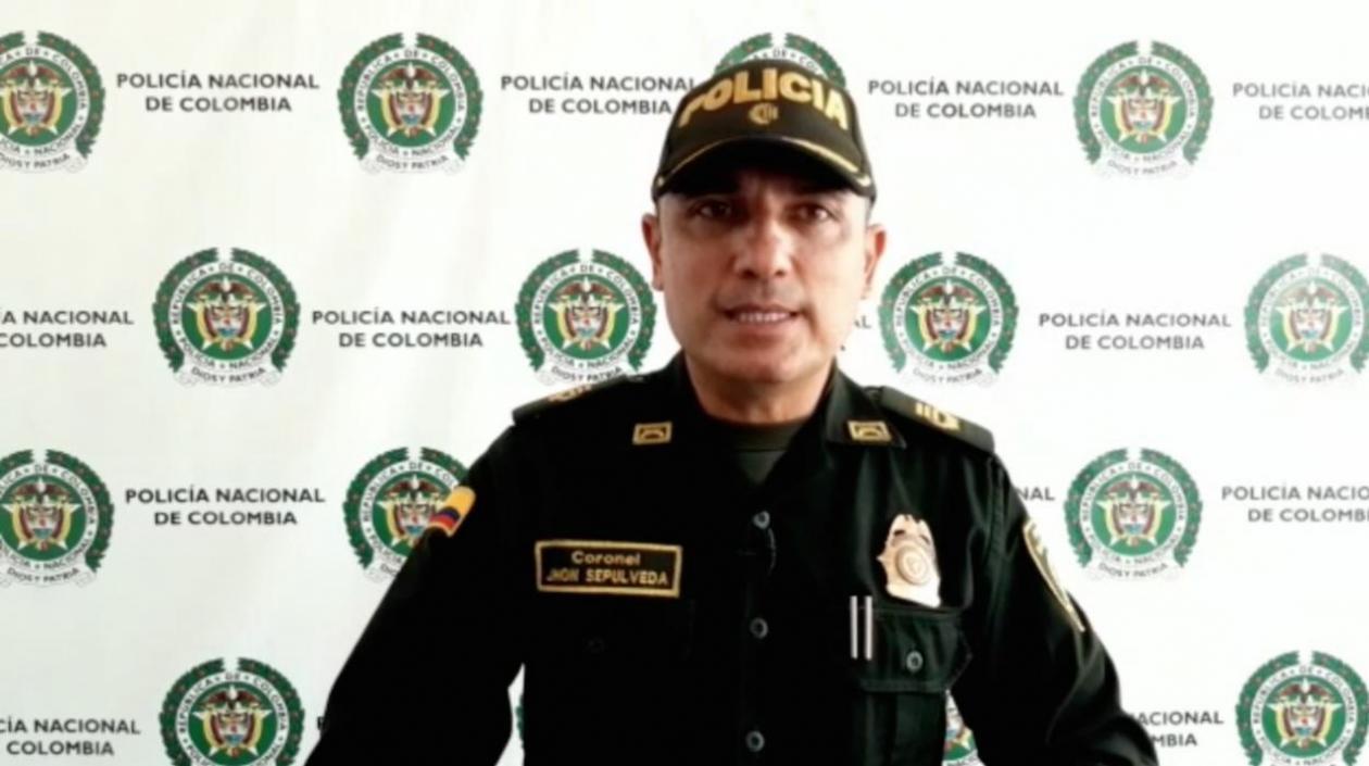 Coronel John Sepúlveda, Comandante Operativo de la Policía Metropolitana. 