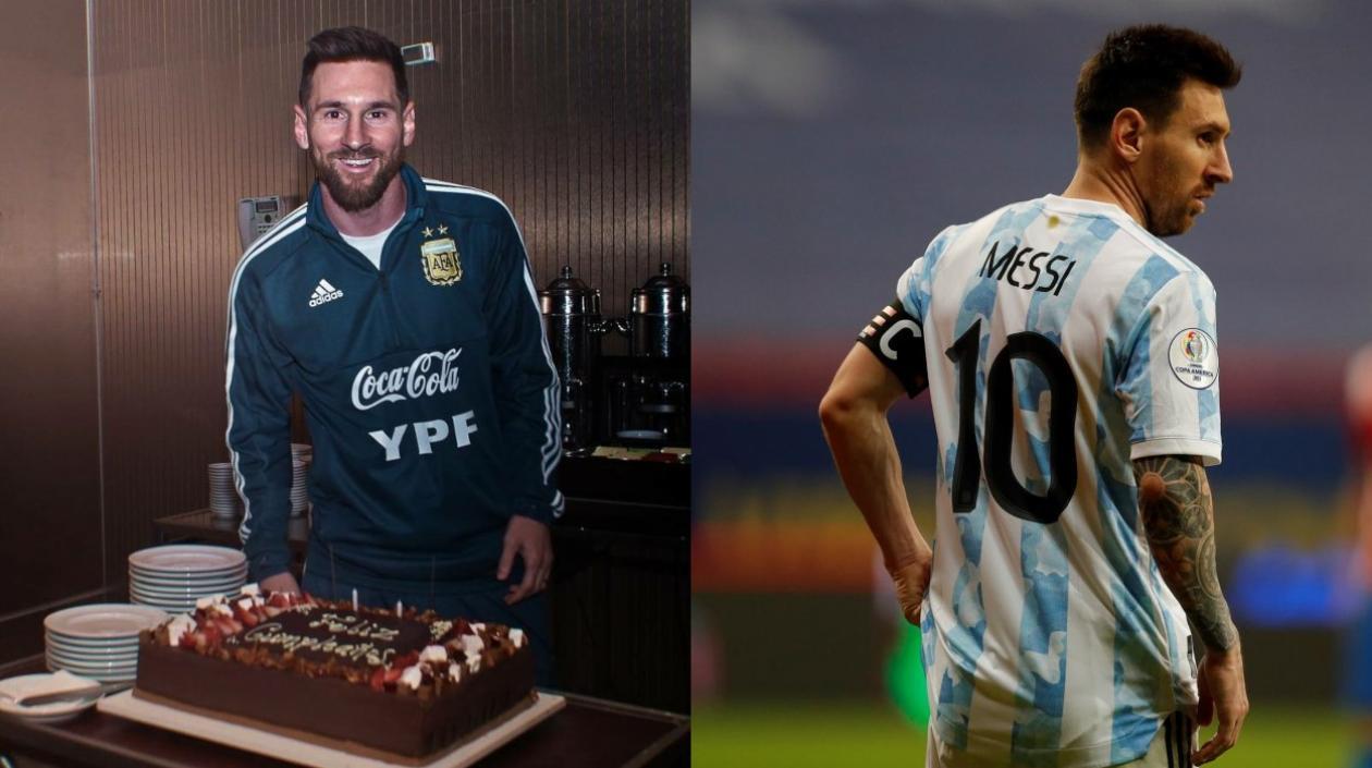 Lionel Messi entre su cumpleaños y la Selección.