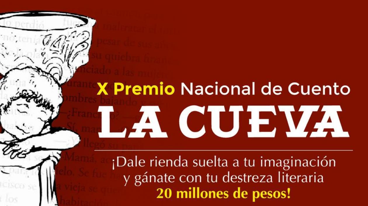 El Concurso Nacional de Cuento La Cueva es el único en Colombia que ofrece 20 millones por una sola historia ganadora.