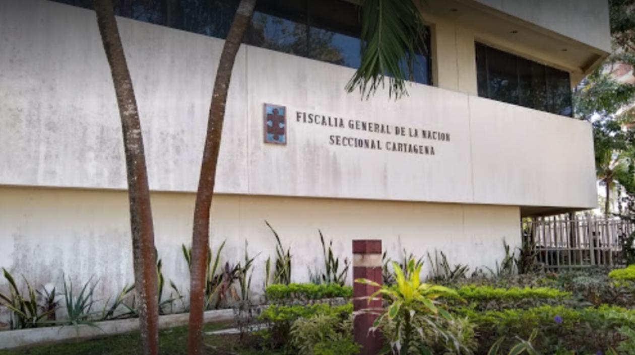Sede de la Fiscalía, en Cartagena. 