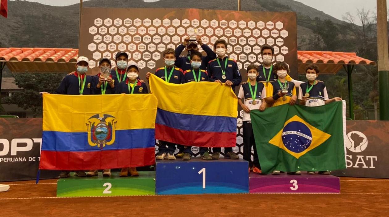 Colombia campeón sudamericano de tenis sub-12.