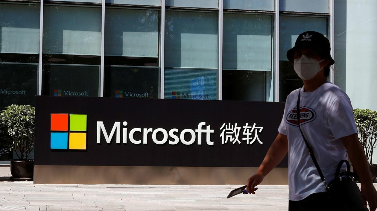 Sede de Microsoft en Pekín.