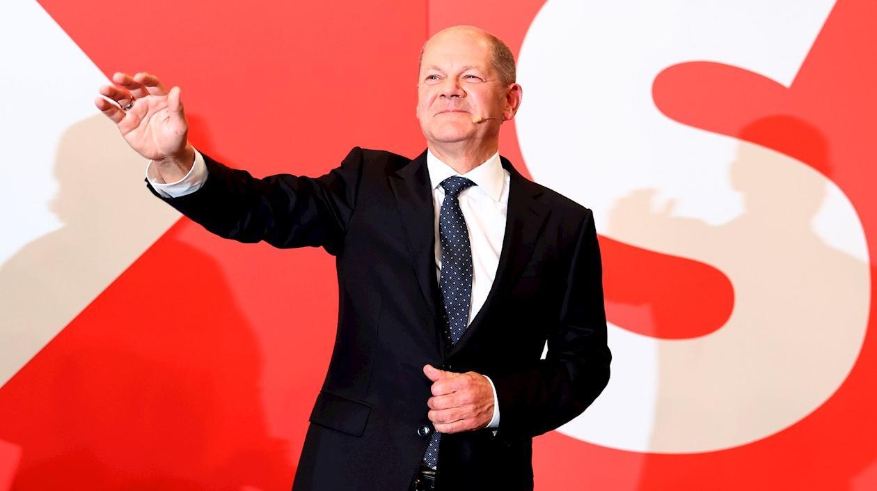 El candidato socialdemócrata a la Cancillería alemana, Olaf Scholz.